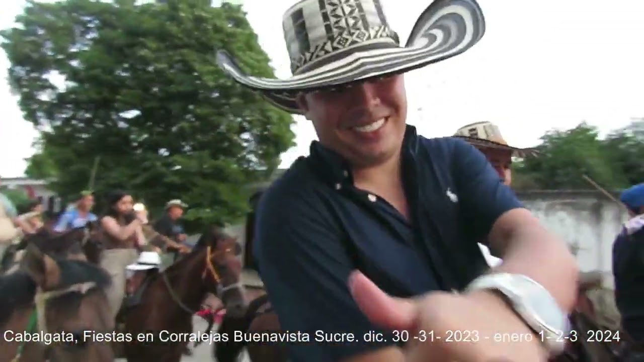 Cabalgata  Fiesta en Coralejas Buenavista Sucre. dic. 30-31 - enero 1-2-3-2024