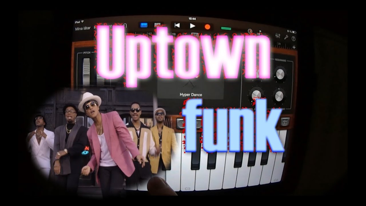 Mark Ronson - Uptown funk ft. Bruno Mars (GARAGEBAND TUTORIAL)