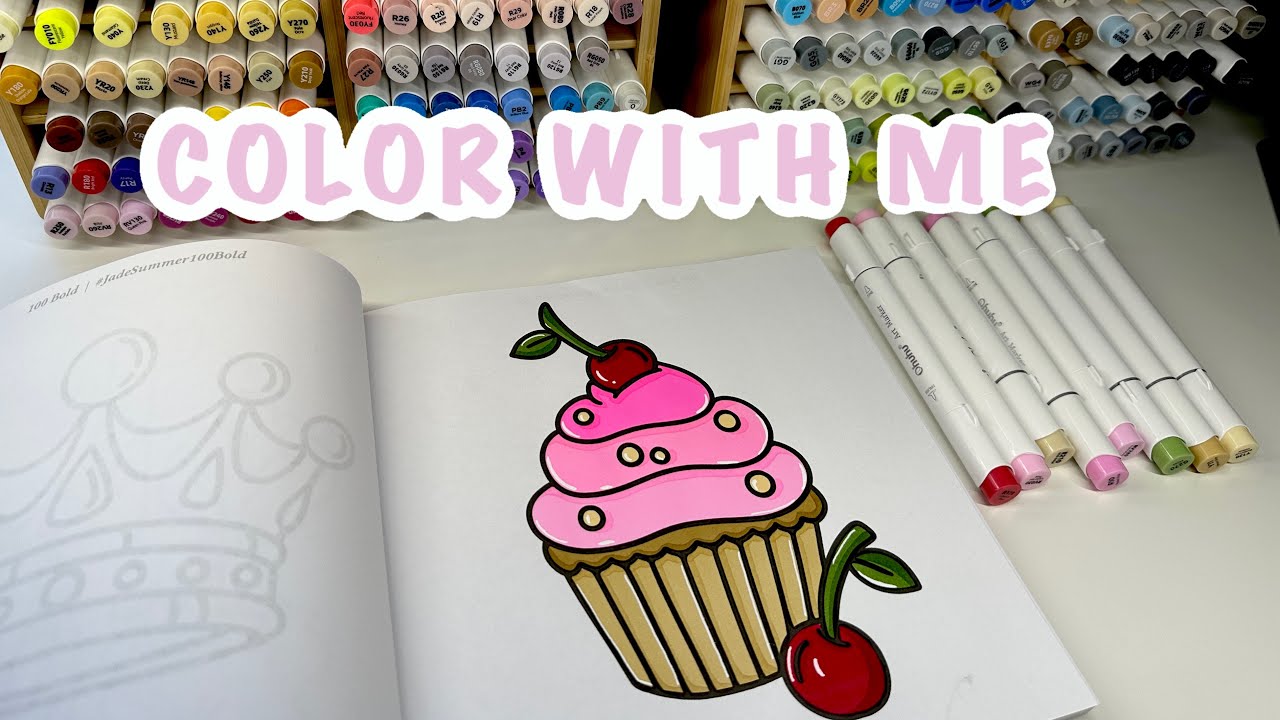 ASMR coloring ! Color with me 