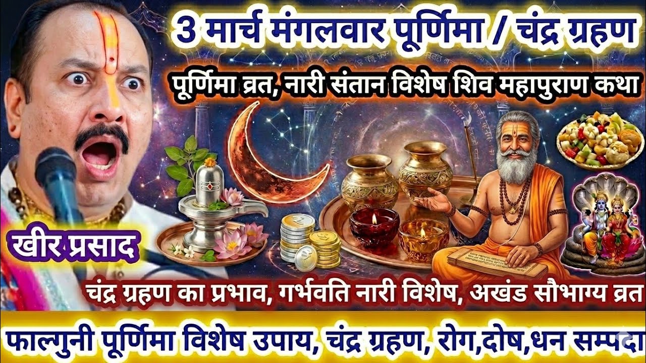 3 मार्च चंद्र ग्रहण, Grahan Kab Lagega, Chandra grahan Date Time India, Grahan Kitne Baje Lagega