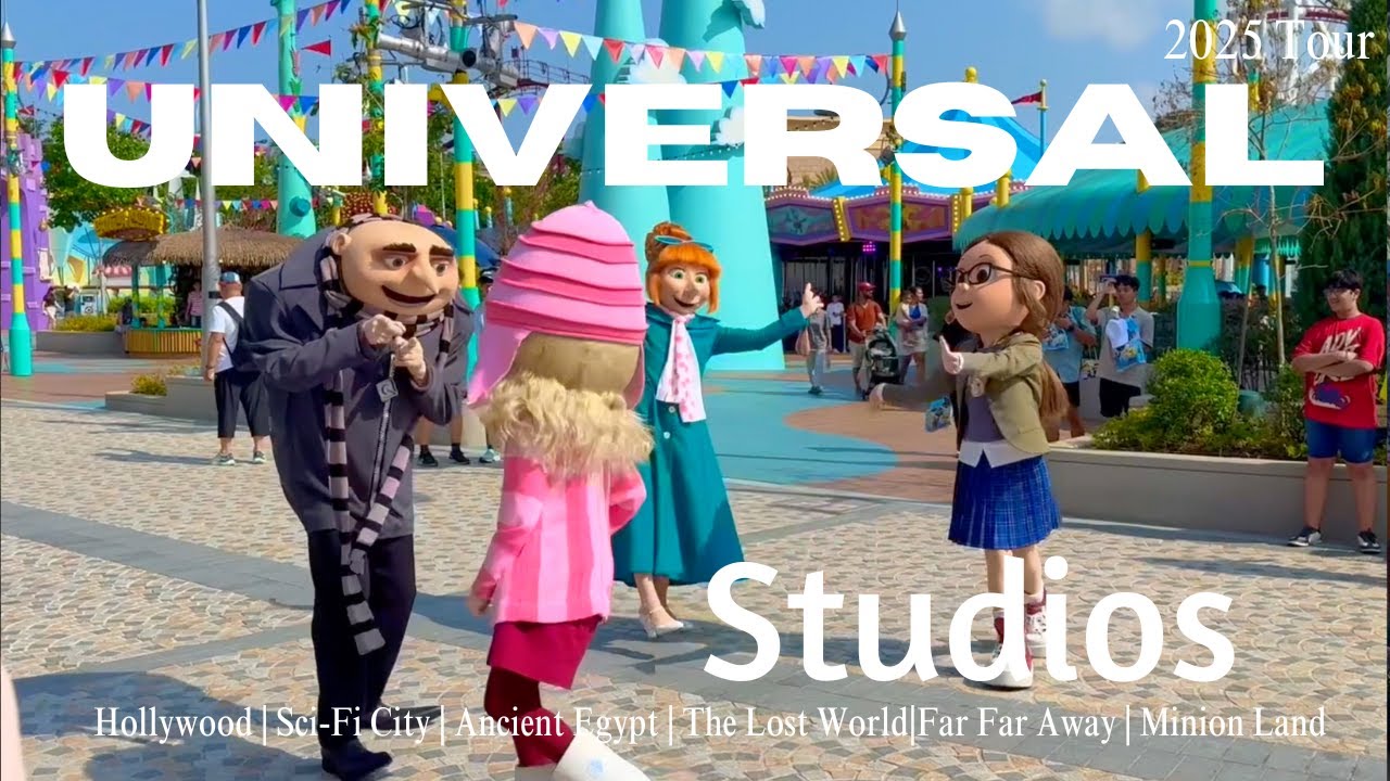 24 hrs at UNIVERSAL Studios🎢 RIDES & ATTRACTIONS | NEW MINION LAND #themepark 