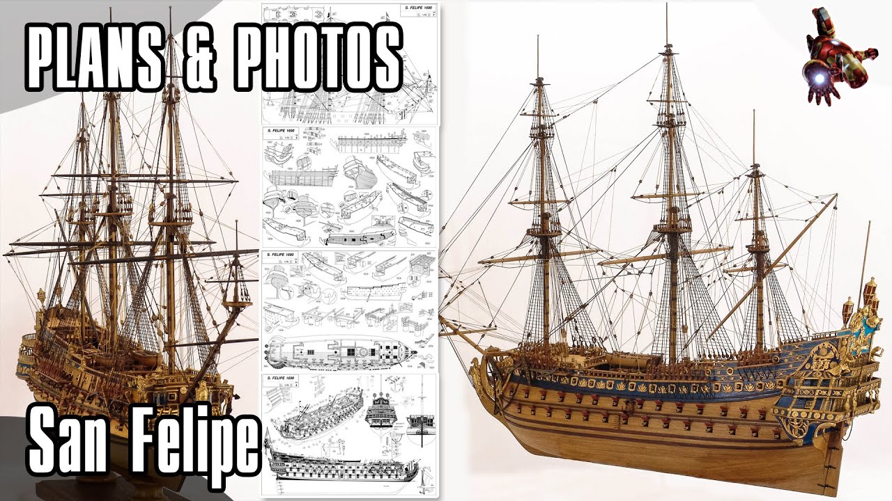 Модель корабля SAN FELIPE. СХЕМЫ И ФОТОГРАФИИ * SUPER ScaleModeling HEROES