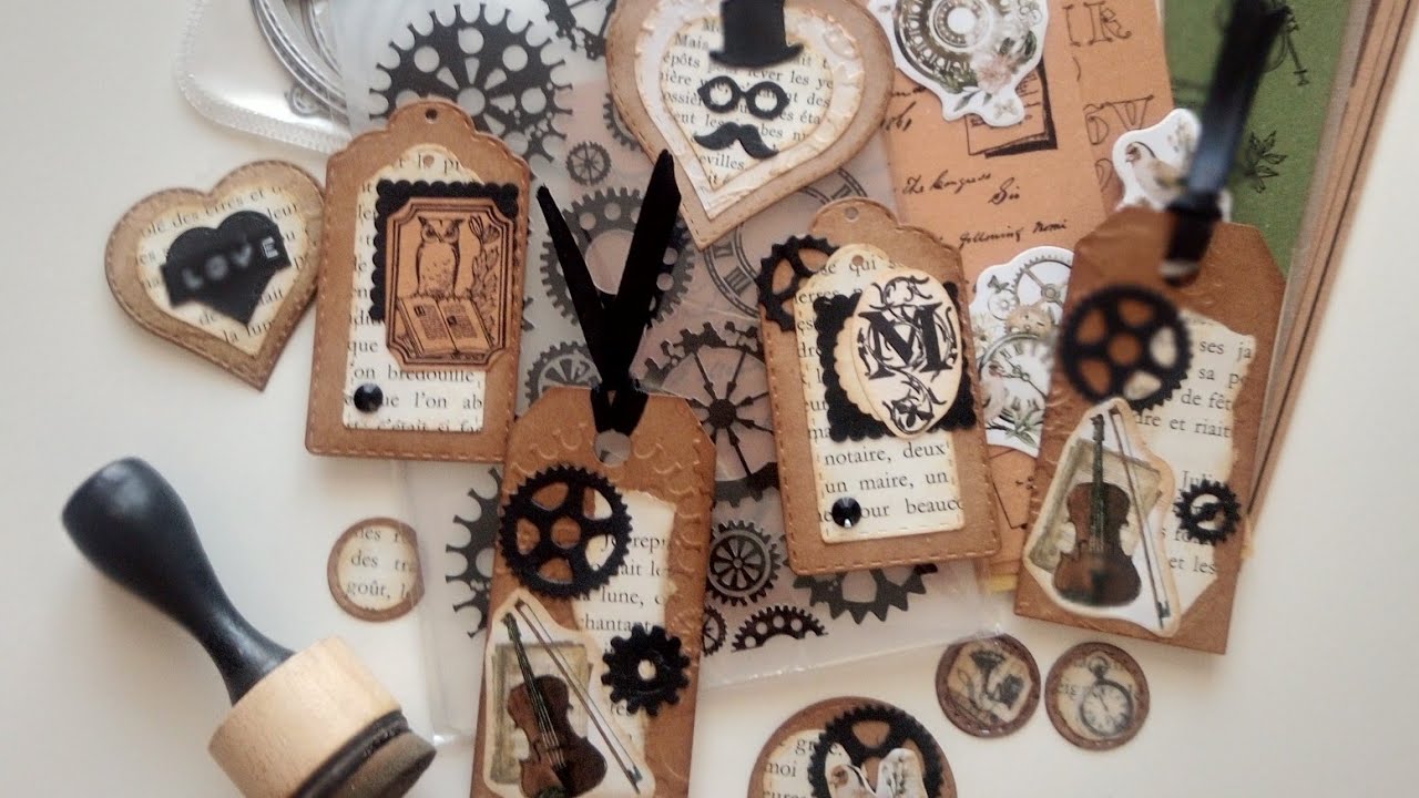 TUTO EMBELLISSEMENTS junk journal #10 (ou loaded enveloppe) avec les produits QUEENACRAFT