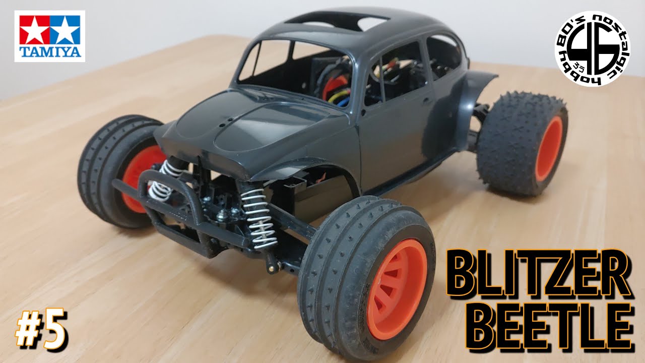 タミヤ ブリッツァービートル＃5「エクステリアとタイヤ選択の進捗報告」tamiya blitzerbeetle