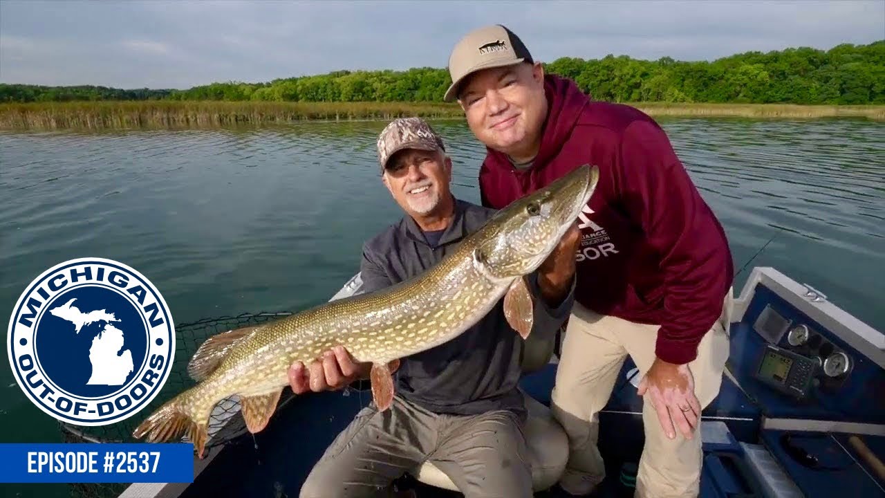 Pike Fishing, Wildlife Artist, BHA Event; Michigan Out of Doors TV #2537