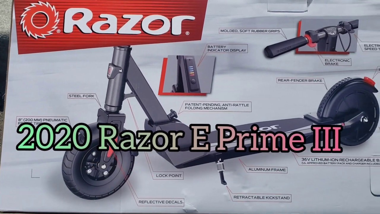2020 Razor E Prime III detail and features