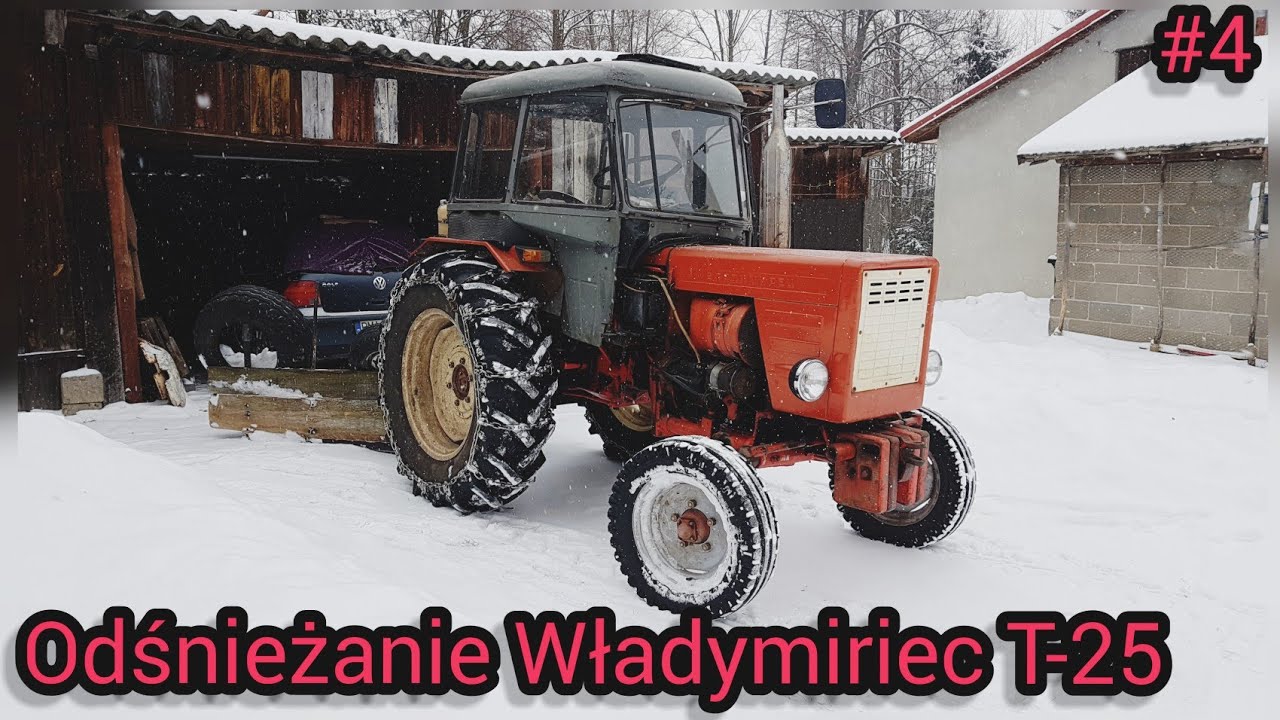 Odśnieżanie Władimiriec T-25  // Luty 2021 // Rusek