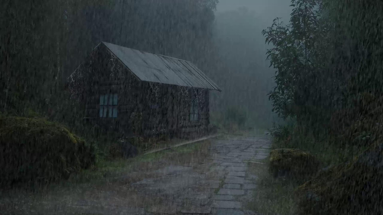 Peaceful rain ambience to slow the mind and prepare for calm deep restful sleep