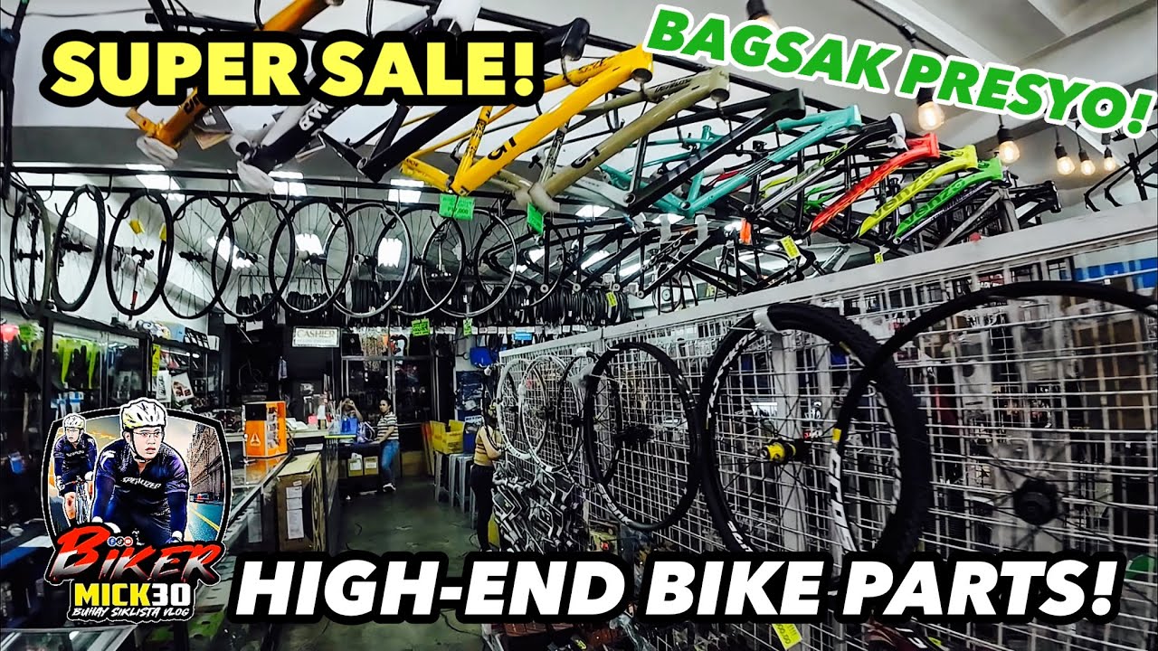 BAGSAK PRESYO NGAYON ANG MGA HIGH-END BIKE PARTS DITO SA QUIAPO MANILA