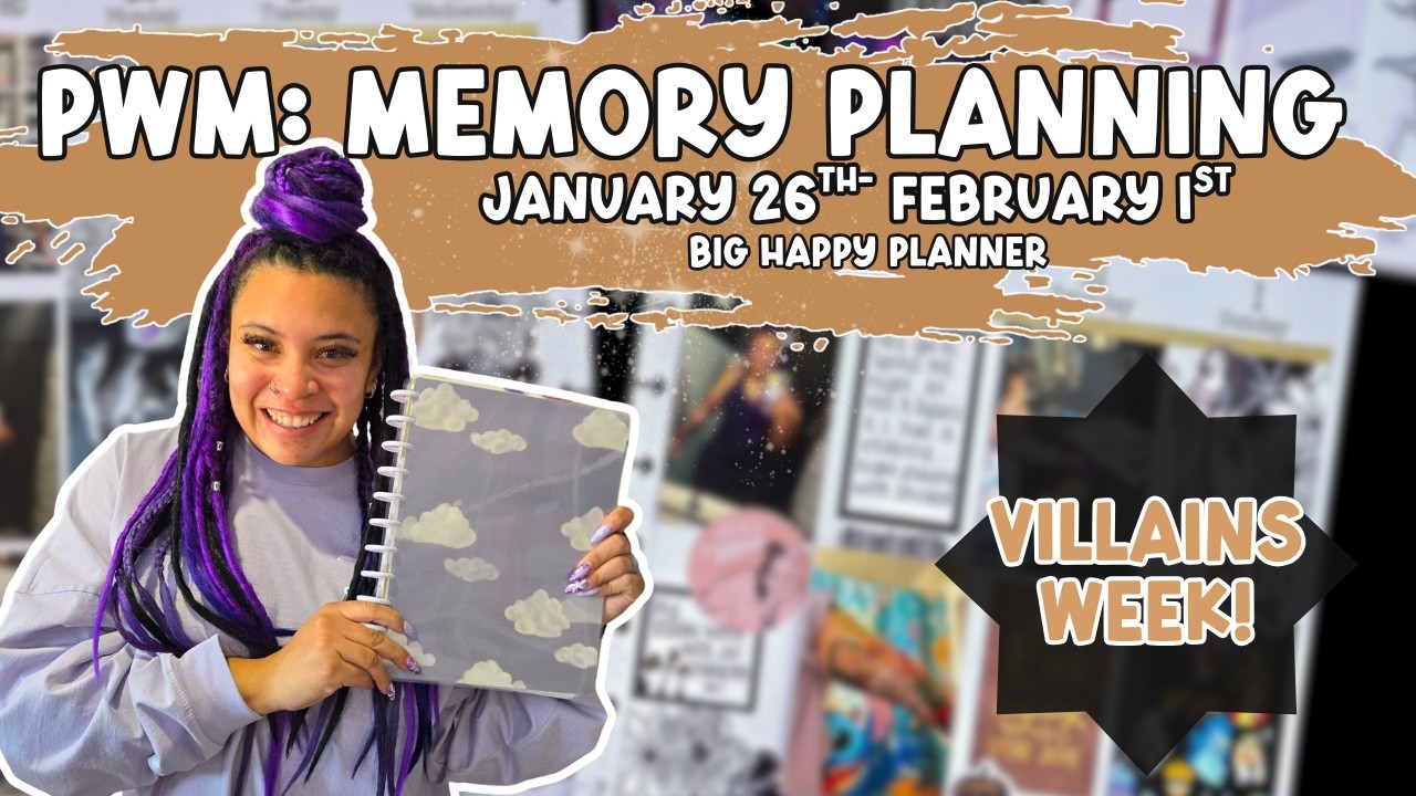 ПЛАНИРОВЩИК ПАМЯТИ | ПЛАНИРУЙТЕ ВМЕСТЕ СО МНОЙ | БОЛЬШОЙ СЧАСТЛИВЫЙ ПЛАНИРОВЩИК | Неделя злодеев!...
