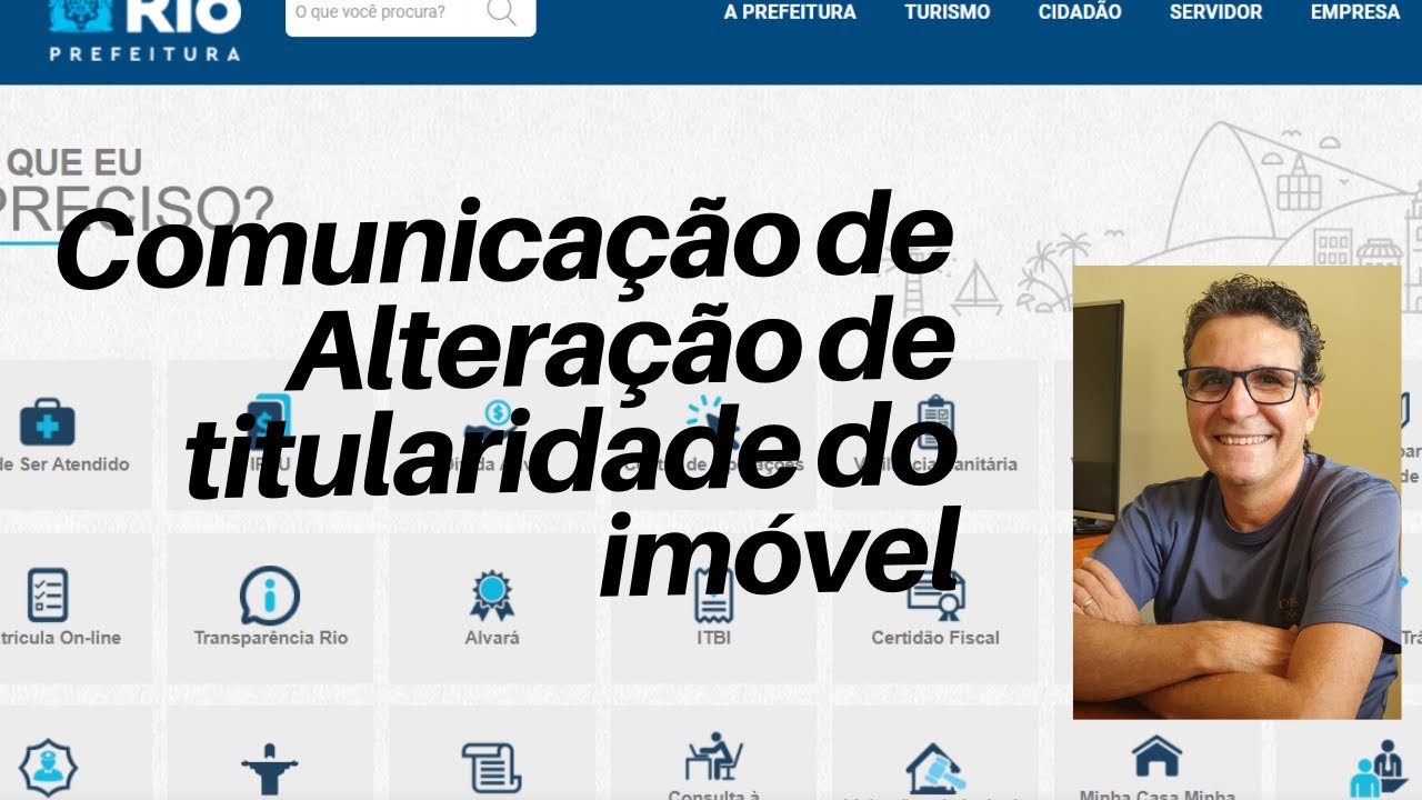 Como fazer a comunicação de alteração de titularidade Prefeitura do Rio de Janeiro