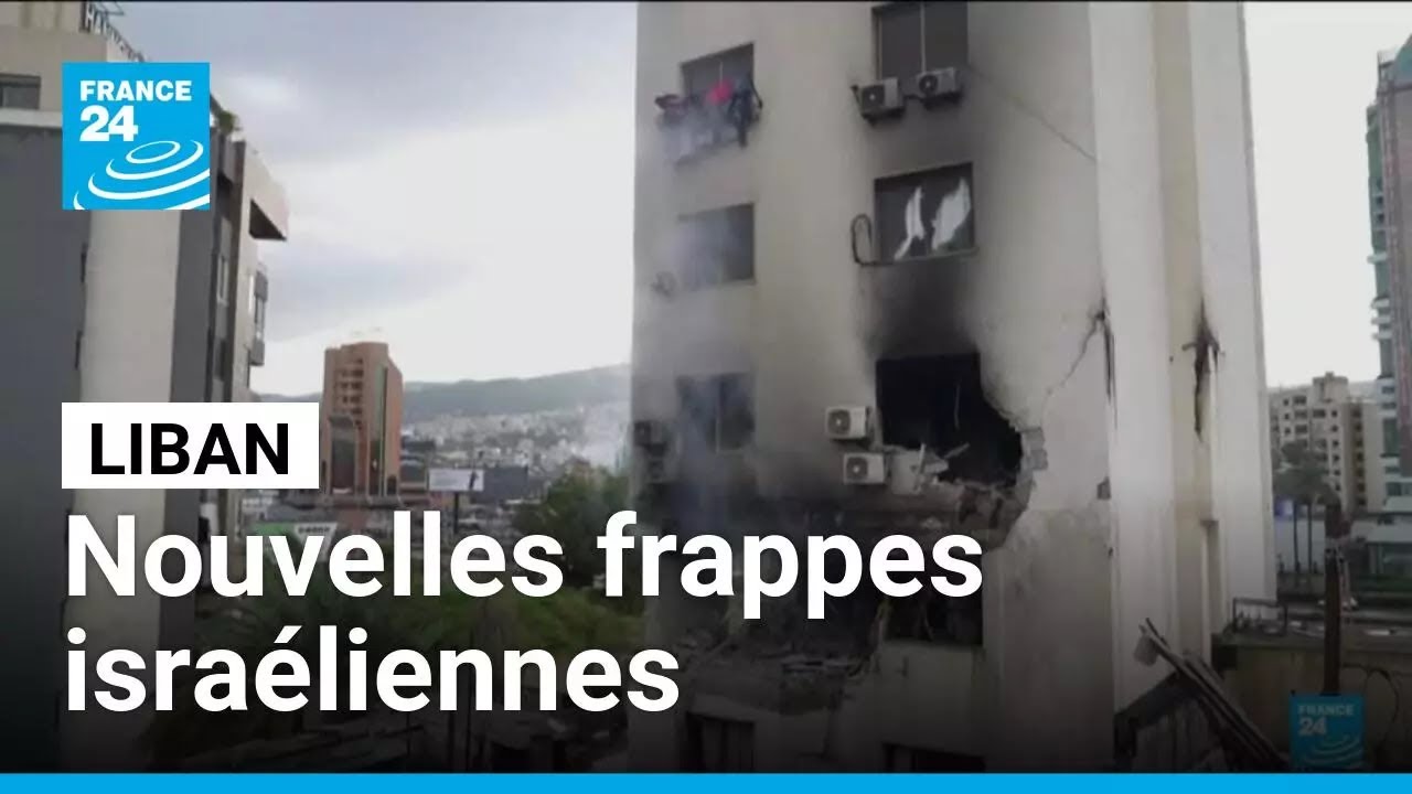 Liban : nouvelles frappes israéliennes à Beyrouth • FRANCE 24