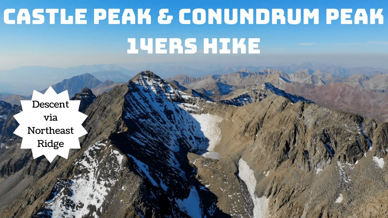 Colorado 14ers: виртуальный путеводитель по маршруту Castle Peak и Conundrum Peak