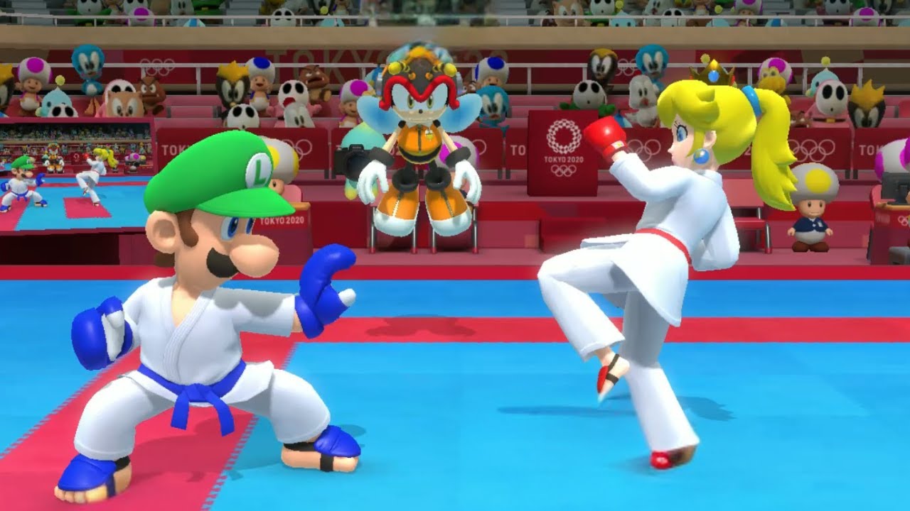 Mario & Sonic At The Olympic Games Tokyo 2020 Karate Gameplay Luigi Daisy Mario & More Switch