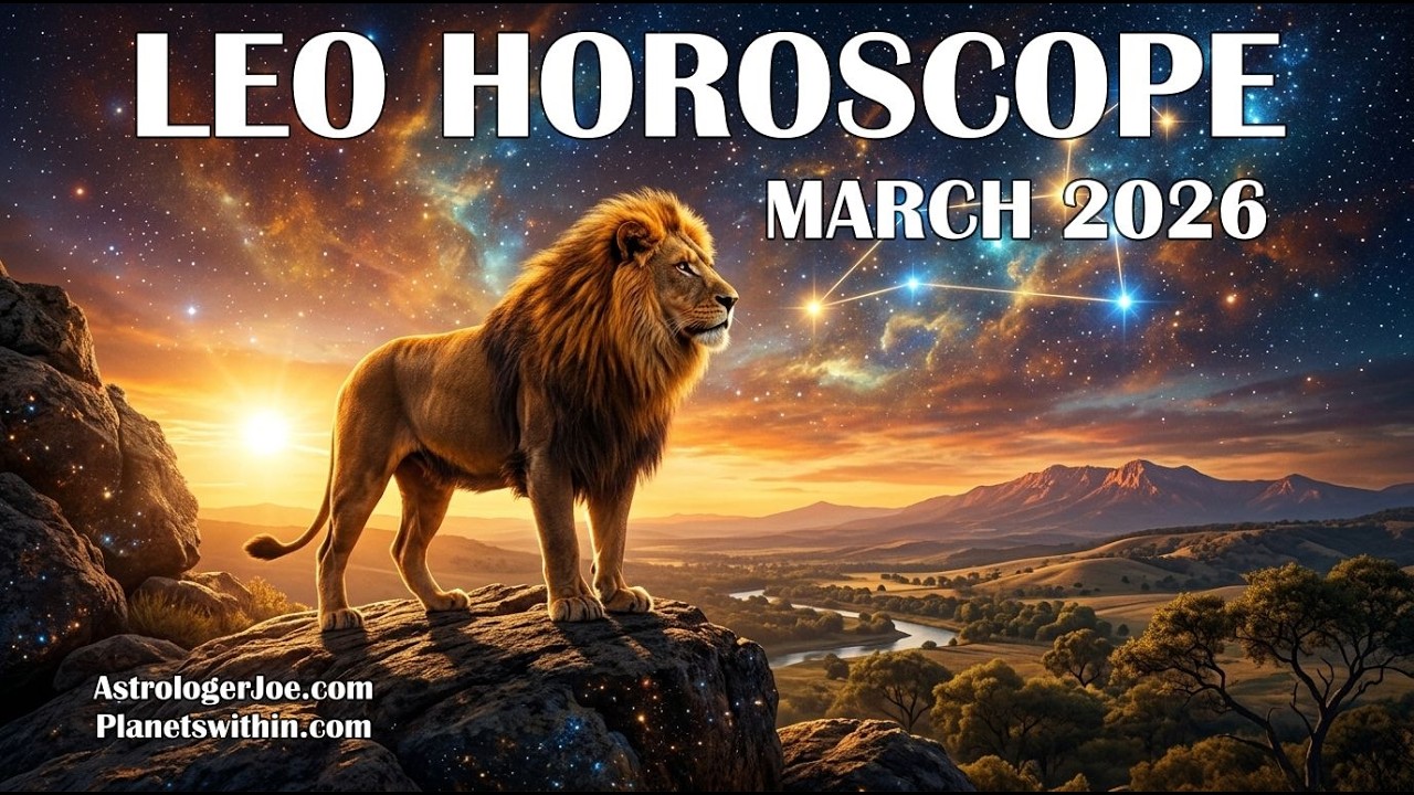 Leo Horoscope March 2026- Astrologer Joseph P. Anthony