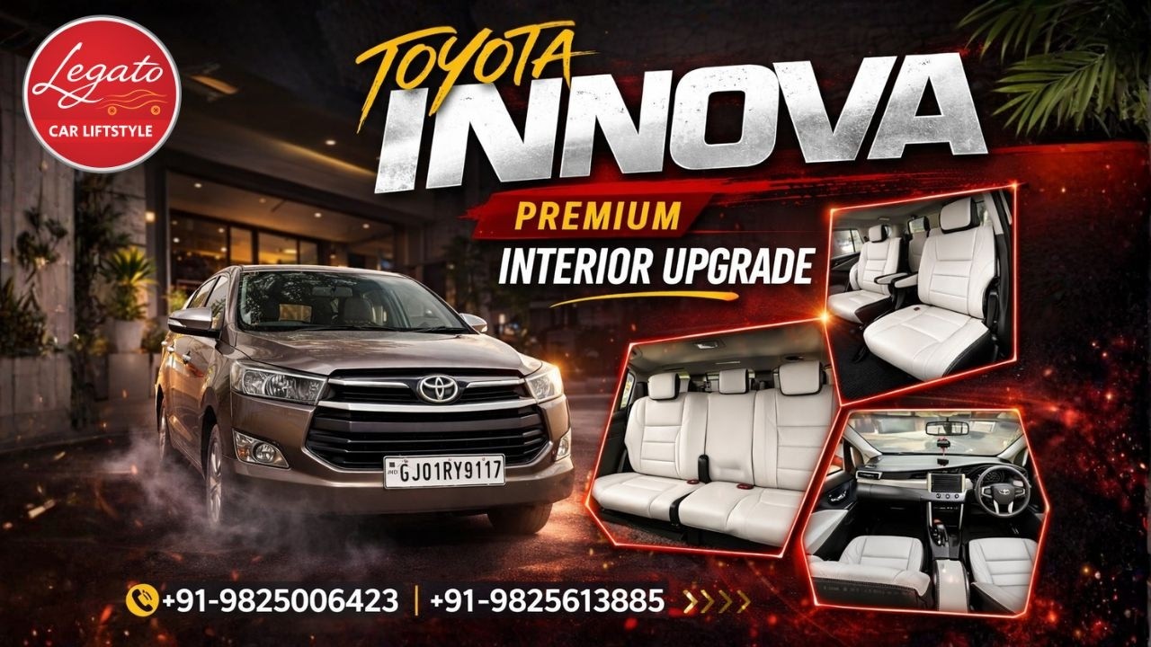 Toyota Innova Interior Upgrade | Premium Seat Covers & Accessories by Legato Car Lifestyle 🚗✨