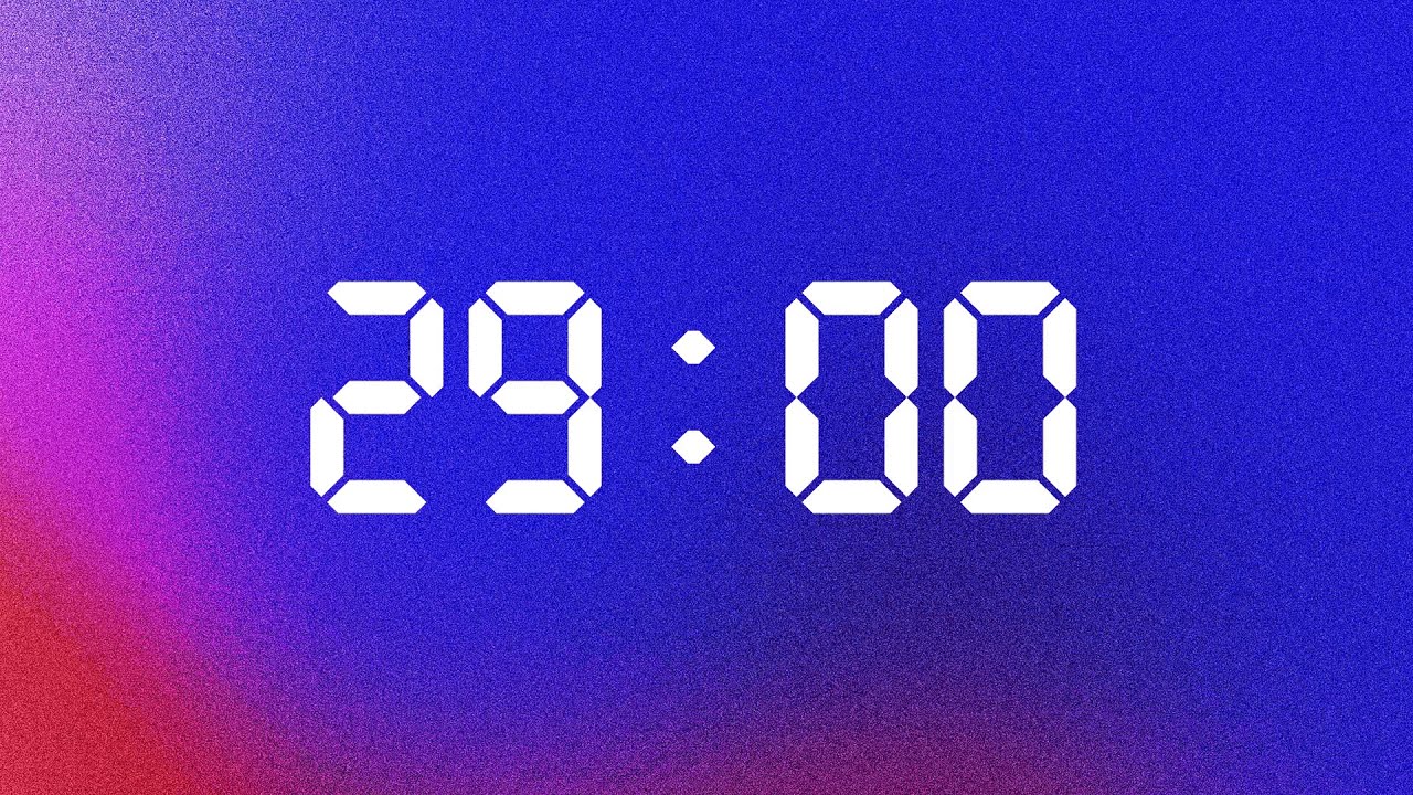 🎵 29 Minute LoFi Abstract Timer To Match Your Vibe | Lo-Fi Abstract Edition | NX 🎵🎵