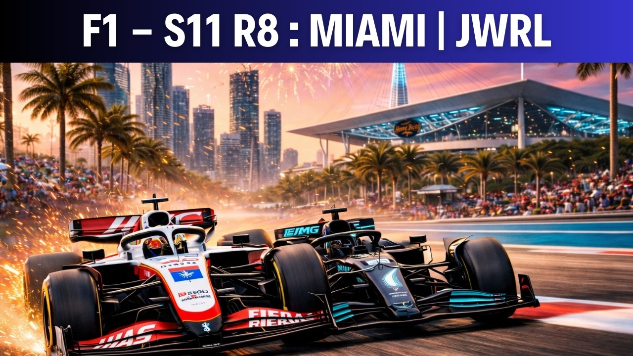 Ceci a RUINÉ ma chance de VICTOIRE! 😱 Final dramatique! | F125 League Race (JWRL Round 8: Miami USA)