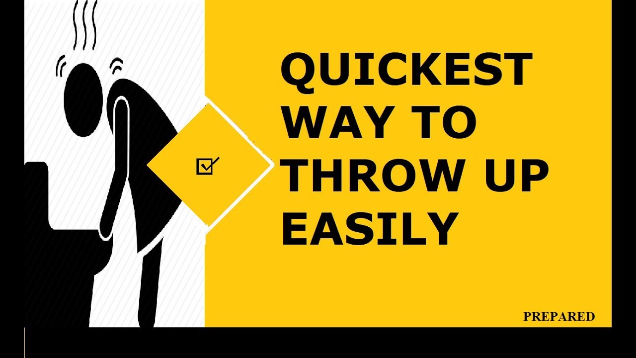 How to Make Yourself Throw up | Quickest Way to Throw up
