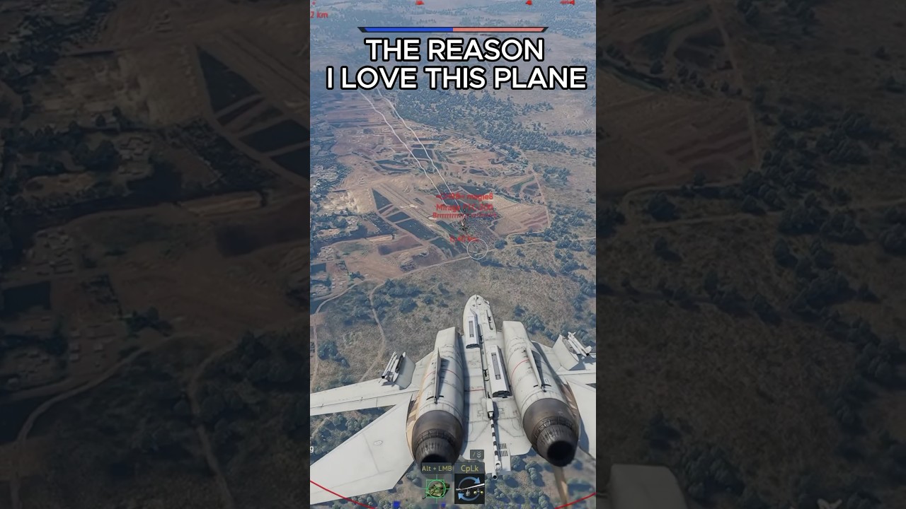 F-14 HAS THE BEST SLOW SPEED HANDLING! 