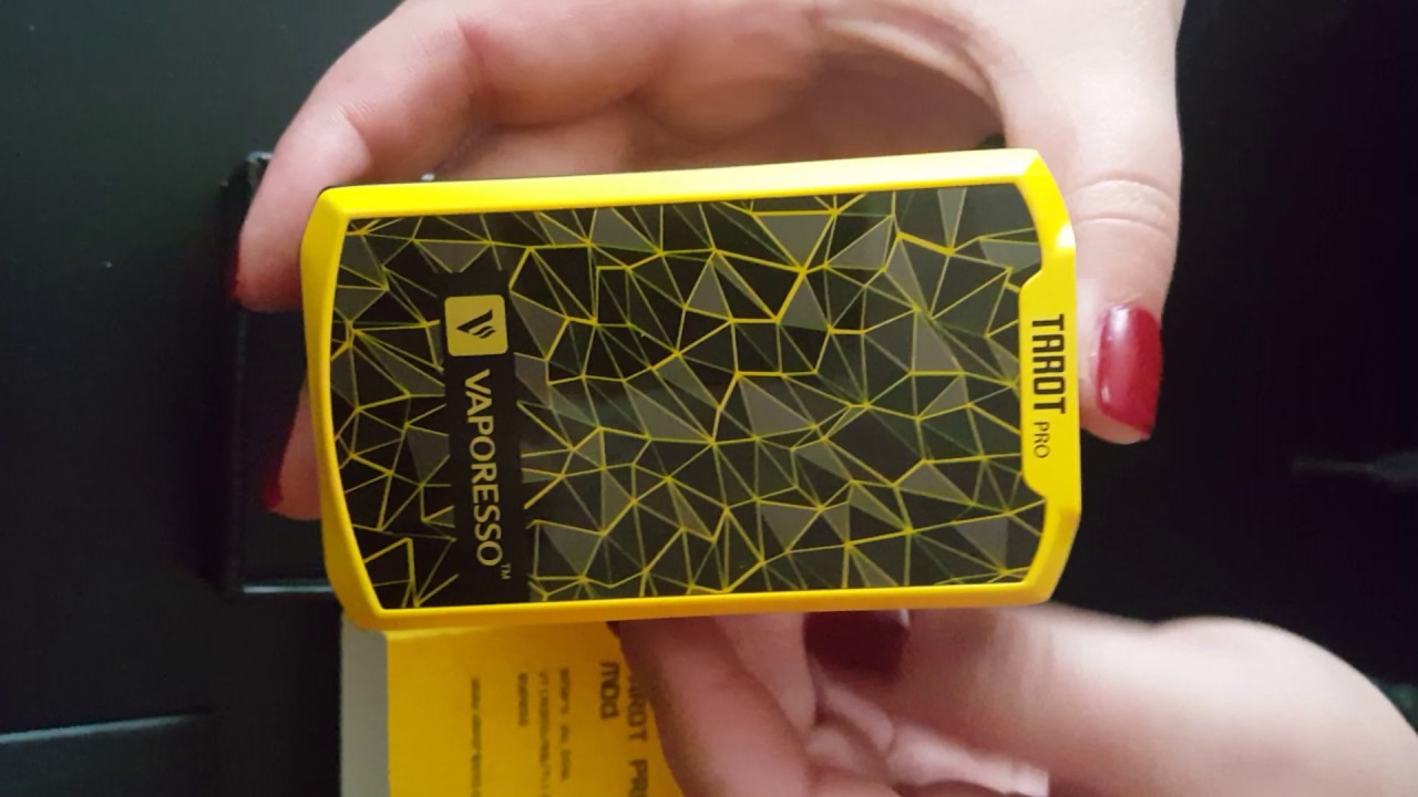 Vaporesso 160W Tarot Pro TC Box Mod  -  YELLOW  unboxing from GearBest