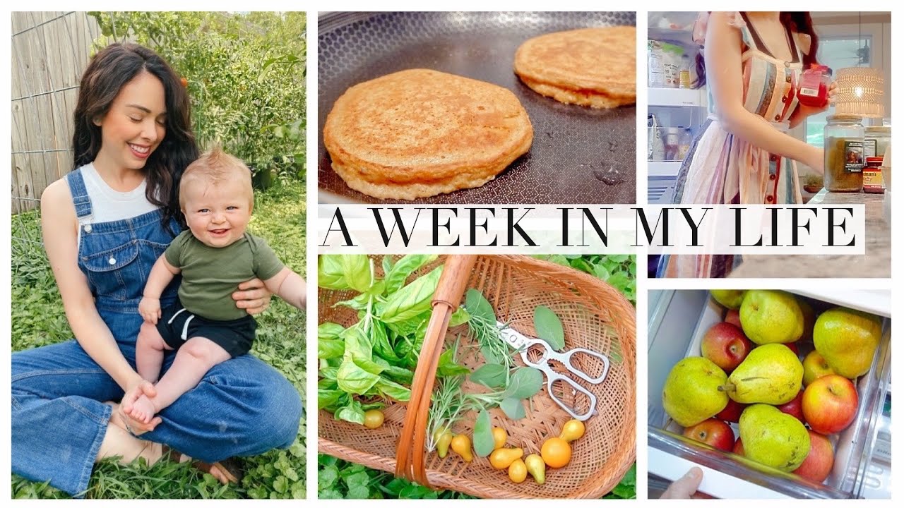 A Week In My Life As New Mom: Slow Living At Home, Butternut Squash Pancakes, Herb Pasta & Cleaning!