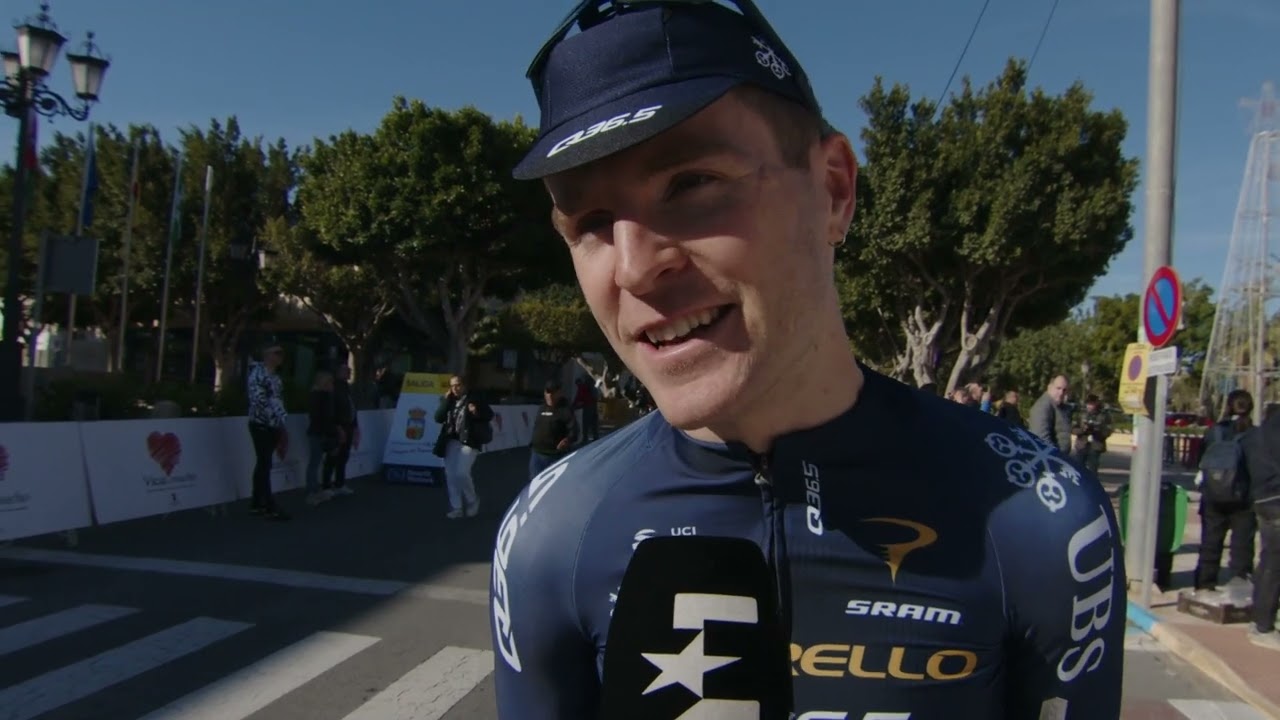 Fred Wright - Interview at the start - Clasica de Almeria 2026