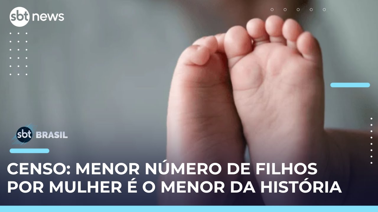 Brasil tem o menor número de filhos por mulher da história, diz IBGE | #SBTBrasil