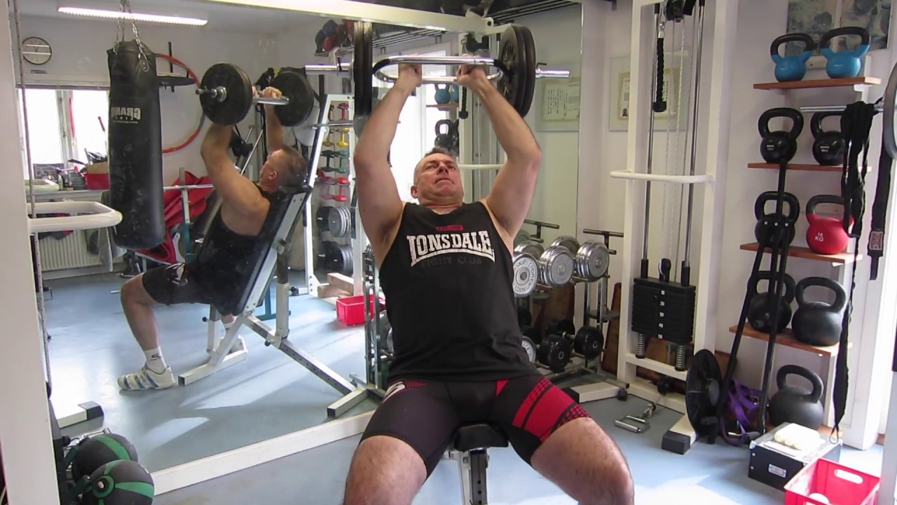 Shoulders - Triceps Bar Press