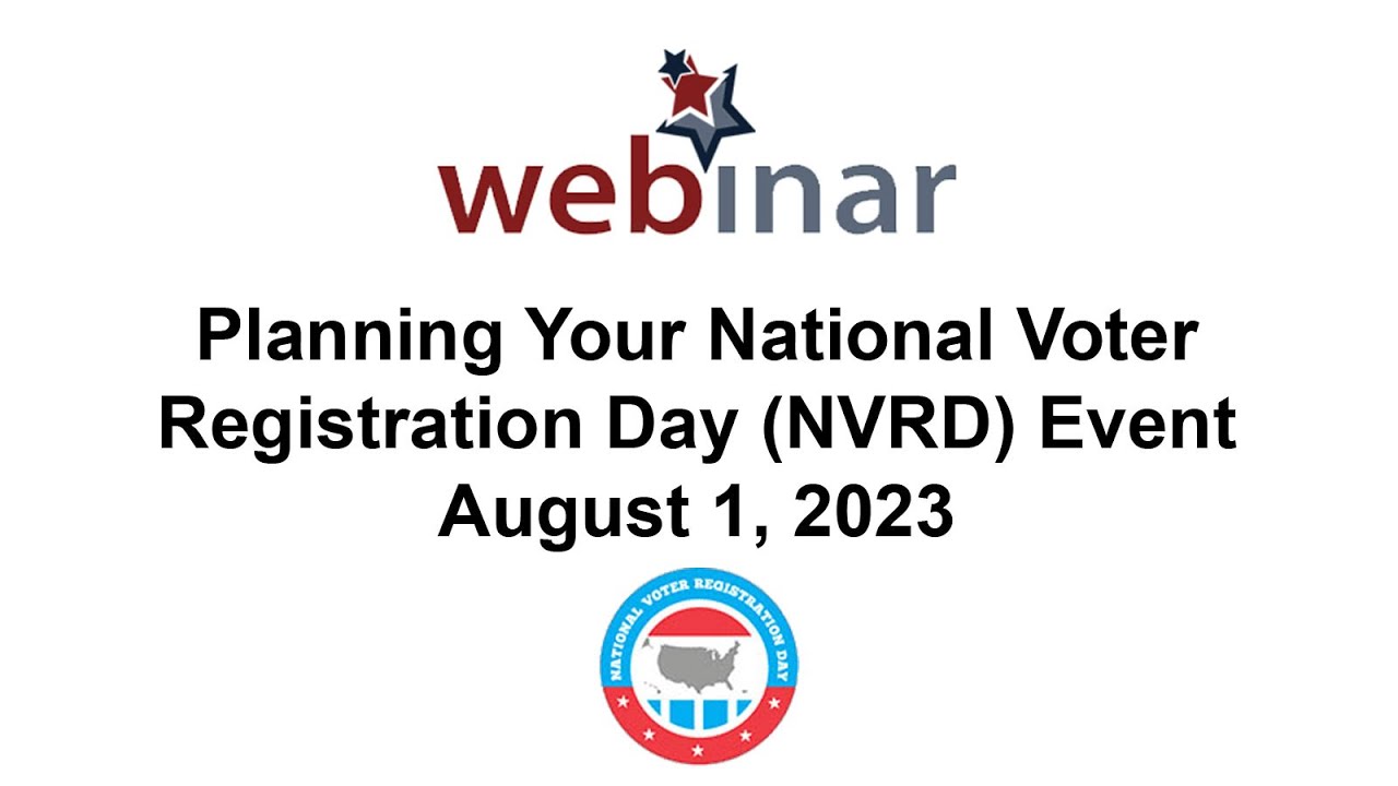 Planning Your National Voter Registration Day Event