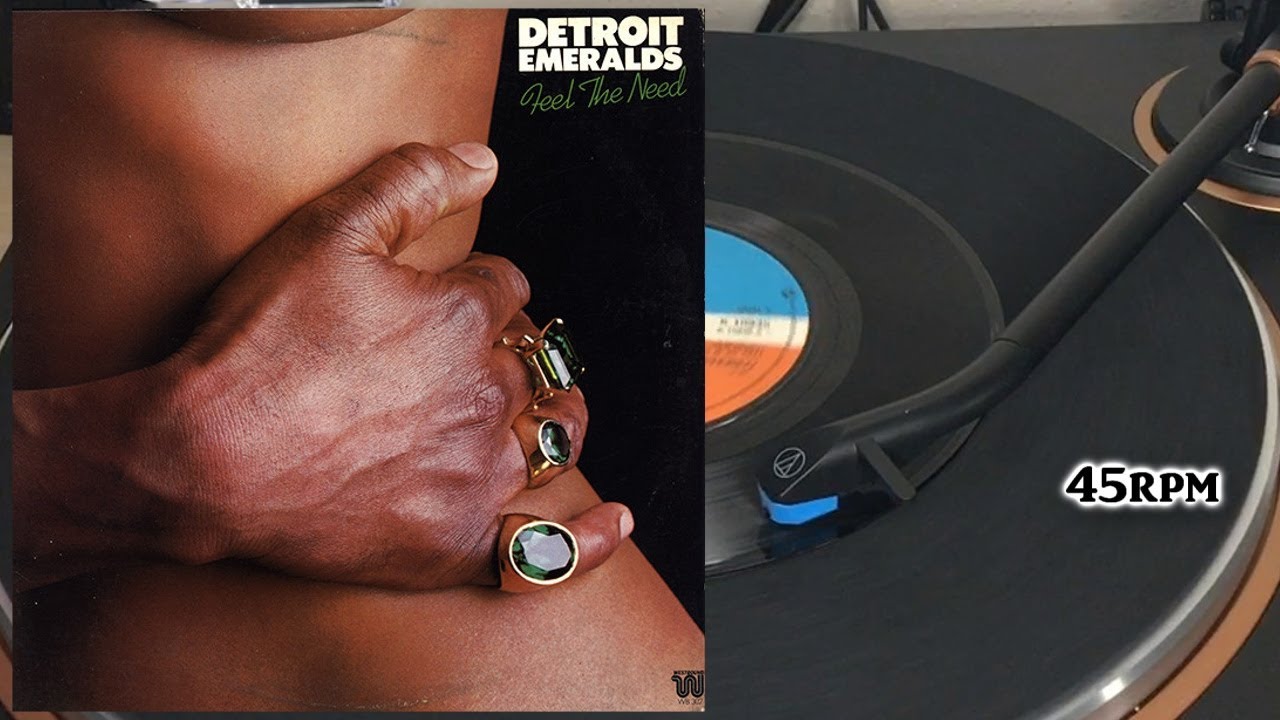 Detroit Emeralds - Feel The Need, 1977, Atlantic - K 10945, Vinyl, 7