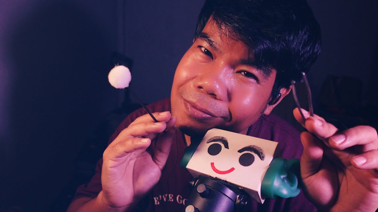 ASMR Thai แคะหูแล้วนอน Ear Cleaning