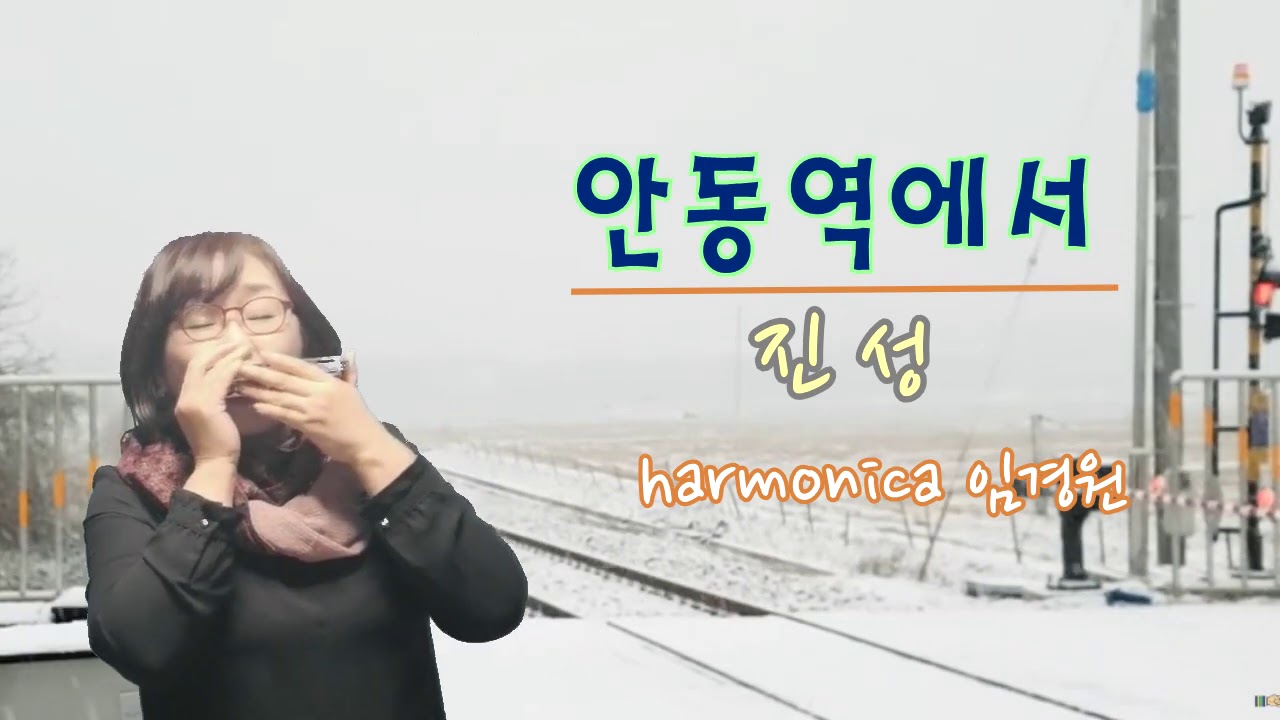 안동역에서(진성) 트레몰로 하모니카 커버(Em&G) /편곡 임경원 / 트로트 하모니카