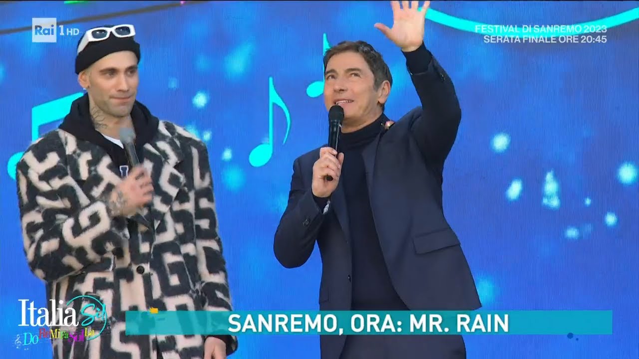 Sanremo, ora : Mr.Rain  - ItaliaS&igrave; - 11/02/2023
