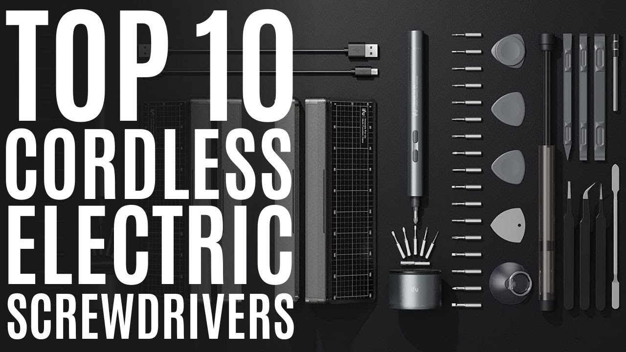 Top 10: Best Mini Electric Screwdrivers of 2022 / Portable Cordless Power Screwdriver Set