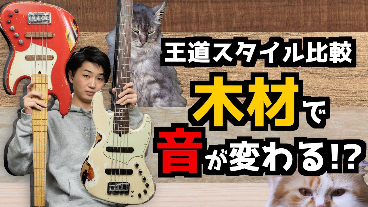 アルダーローズとアッシュメイプル、音って違うの？【feat. Xotic XJ-1T】