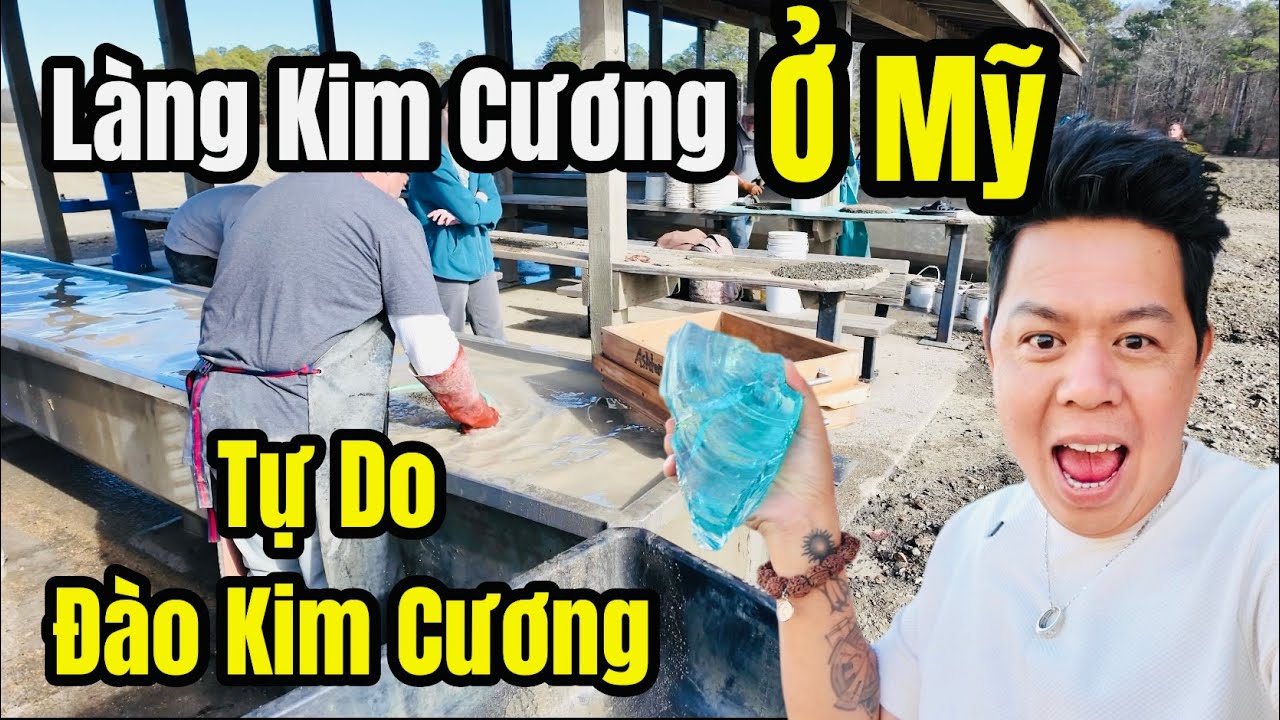 Đến Làng Kim Cương Ở Mỹ Đào Kim Cương Thử Vận May Đầu Năm
