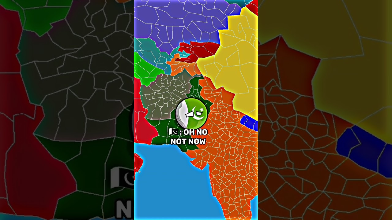 What If Pakistan Gets Divided In 3 Parts | Pakistan Civil War || Countries In A Nutshell #shorts