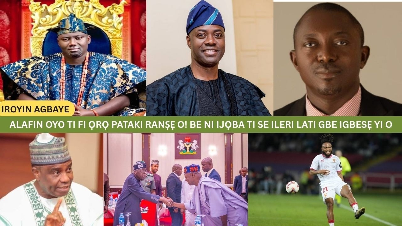 ALAFIN OYO TI FI ỌRỌ PATAKI RANṢẸ O! BE NI IJỌBA TI SE ILERI LATI GBE IGBESẸ YI O