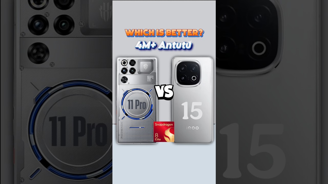 red magic 11 pro vs iqoo 15 #smartphone #tech