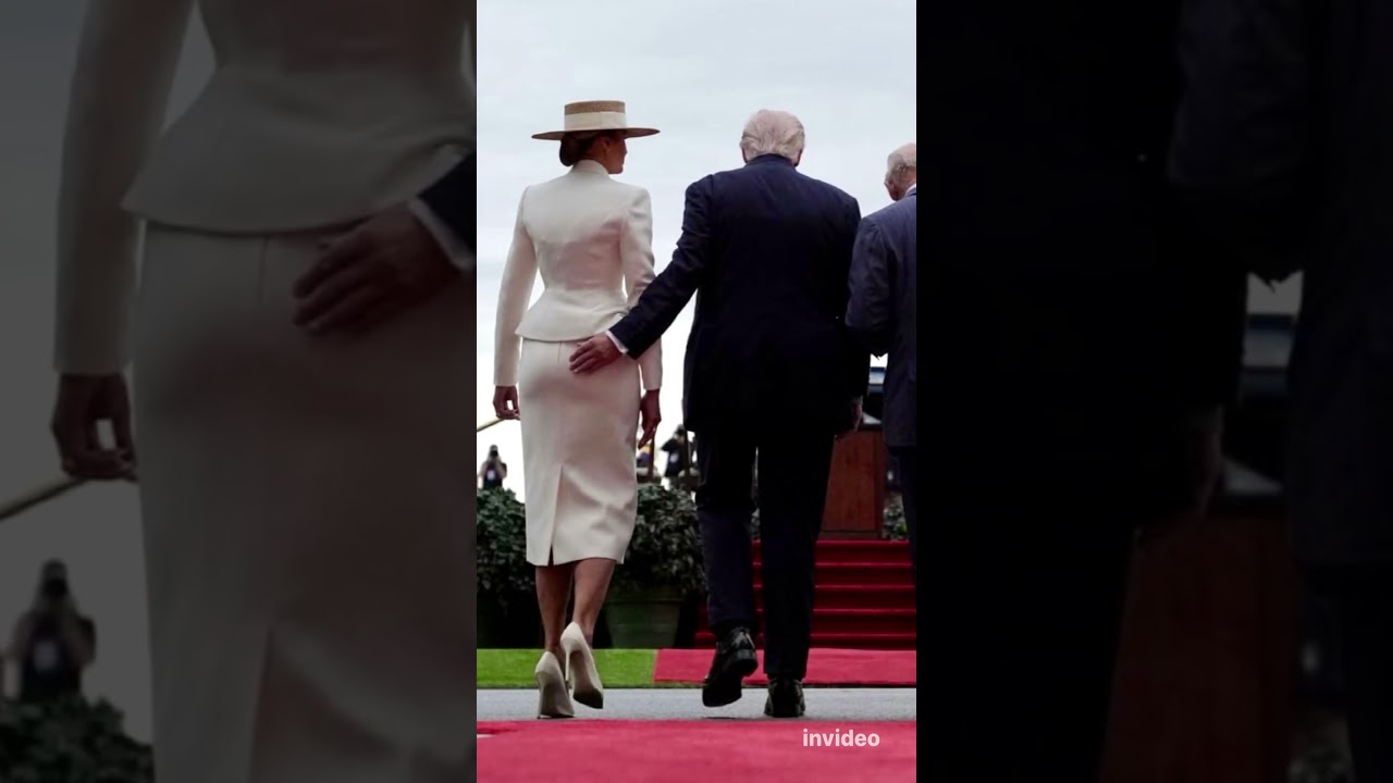 Президент Дональд Трамп и первая леди Мелания Трамп 🙏 Храни Господь эту замечательную пару. #shor...