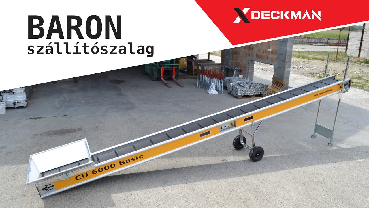 Gyorsan és könnyen mozgatható!  | Baron mobil szállítószalag | Conveyor belt | Förderband