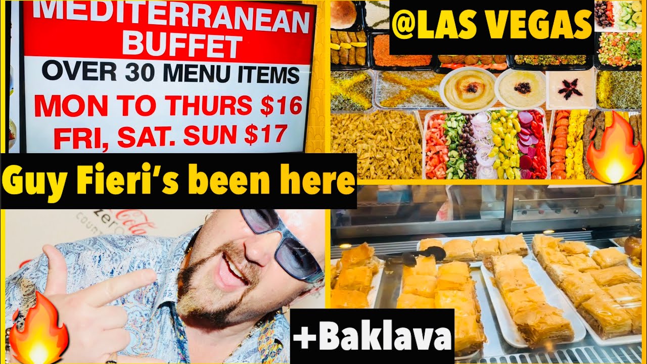 A $17 mediterranean BUFFET in VEGAS #vegasbuffet #vegas #vegaslocals