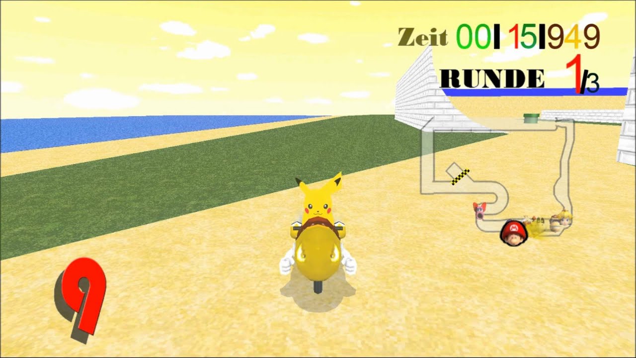 [MKWii HD] Custom Track - Water Island (made by LuigiCTGPMaster) [RC2]