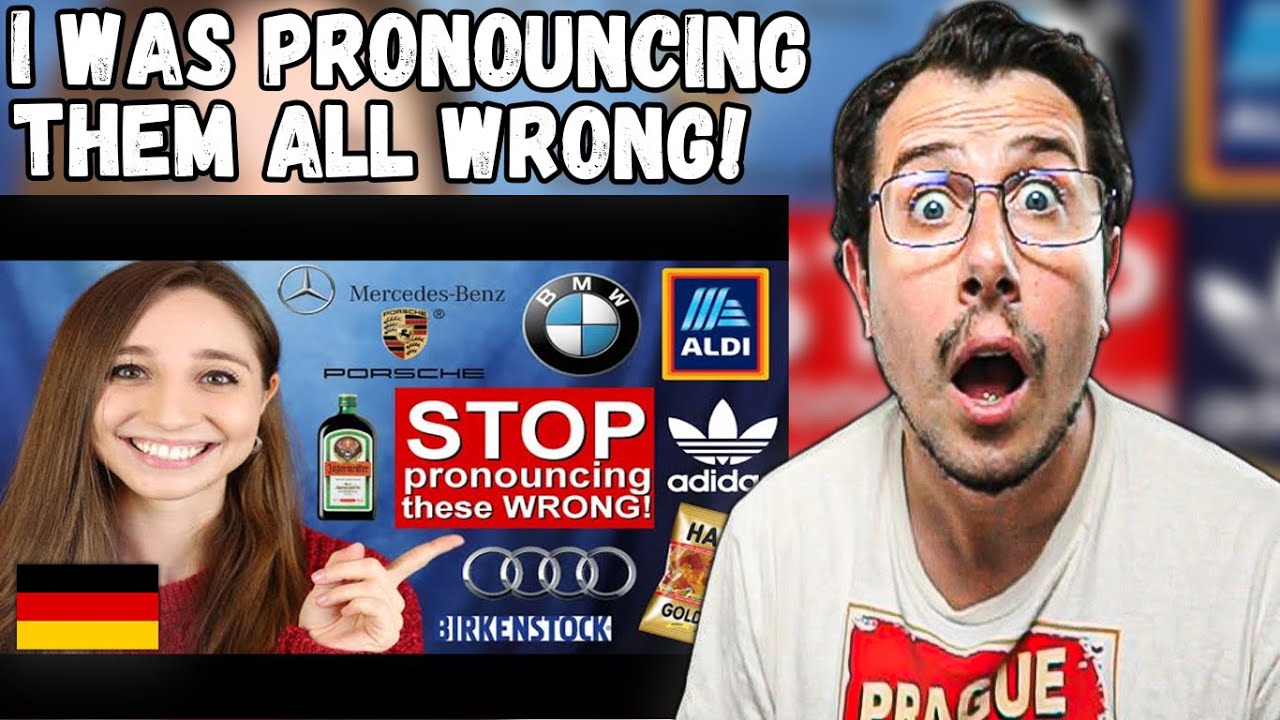 Italian Reacts To 15 German brands YOU pronounce WRONG!