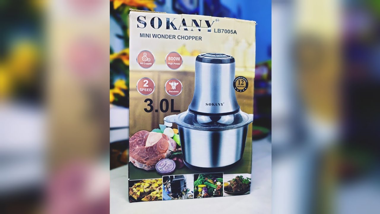 Affordable Food Processor/ Chopper | Mini Wonder Chopper | Sokany LB7005A