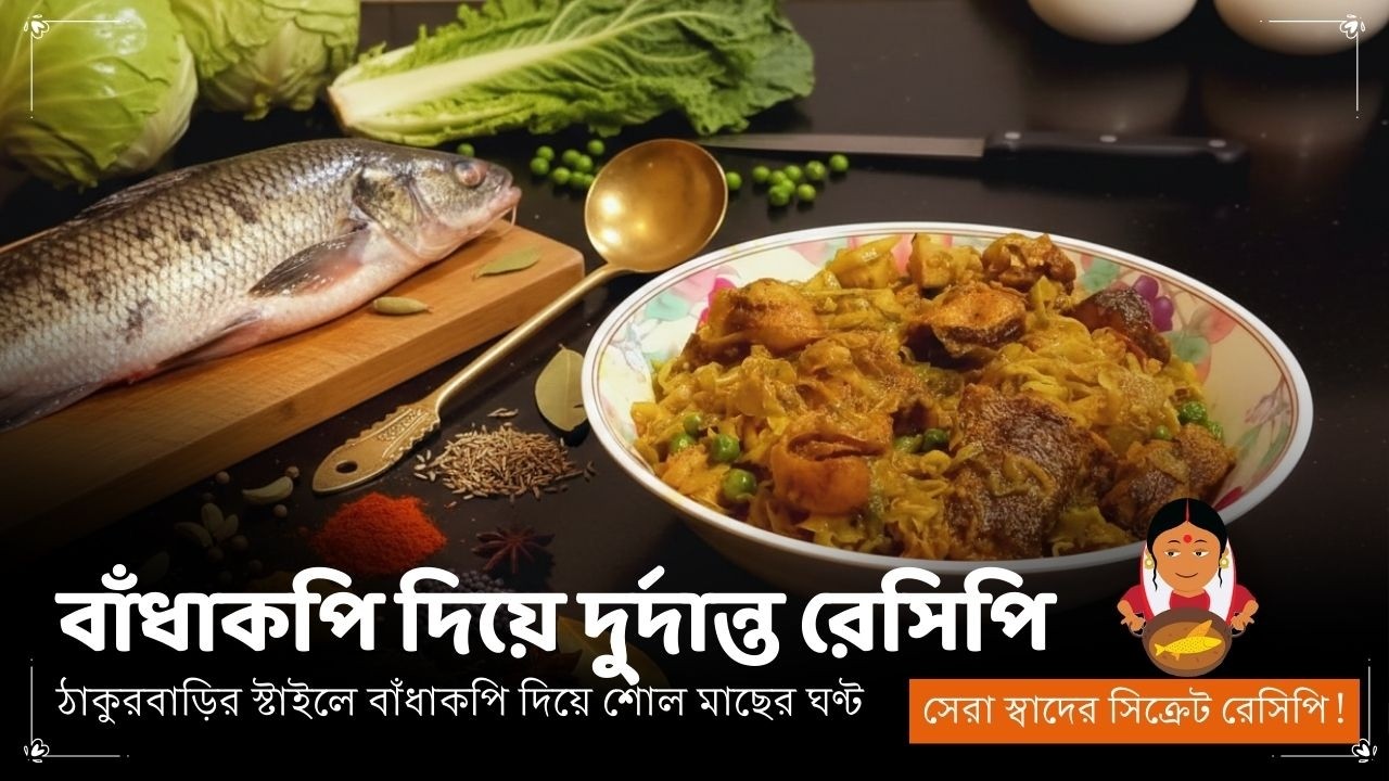 শোল মাছ দিয়ে বাঁধাকপি | Shol Mach diye Badakopi Recipe | বাঙালির সিগনেচার পদ।