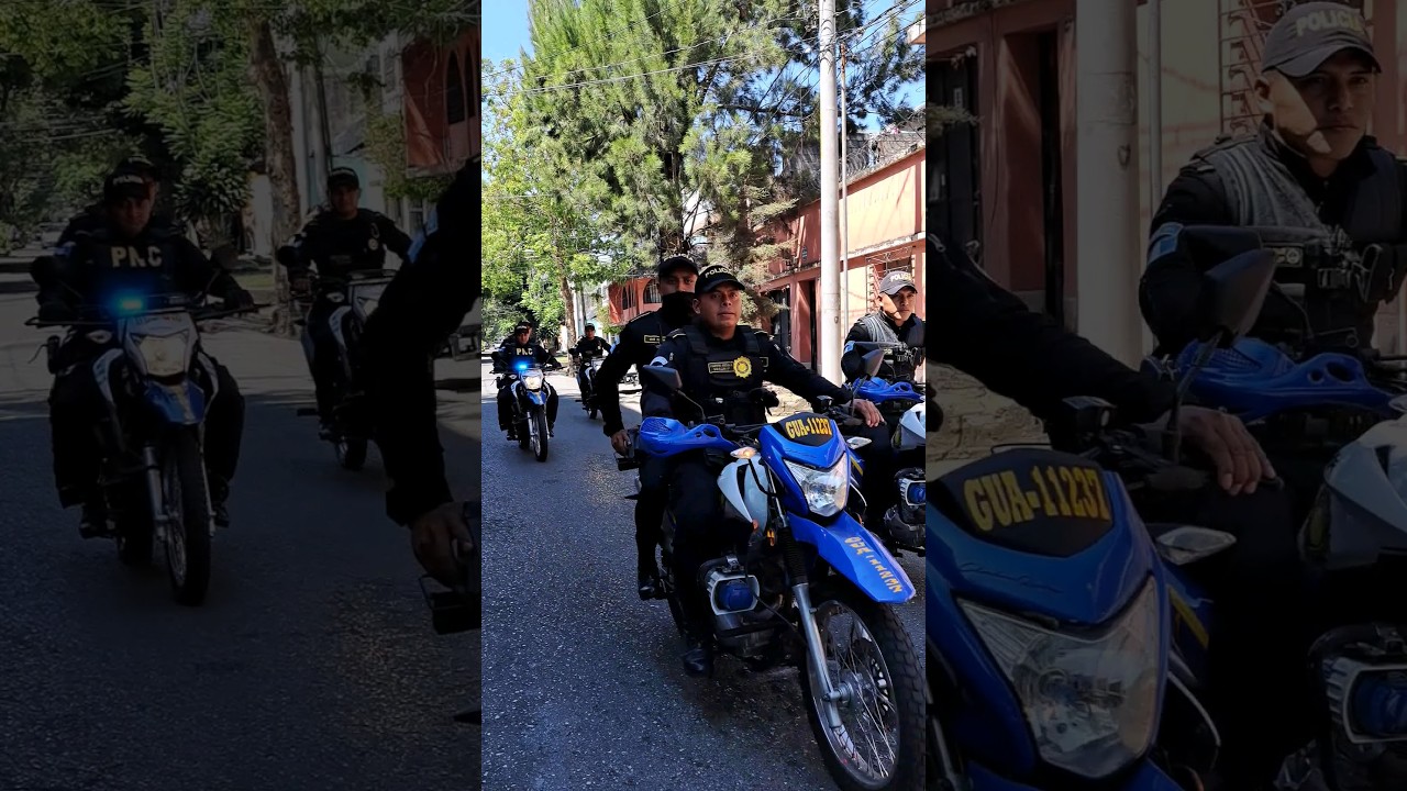 Agentes de #PNC realizan operativos y patrullajes de seguridad en diferentes sectores de la capital.