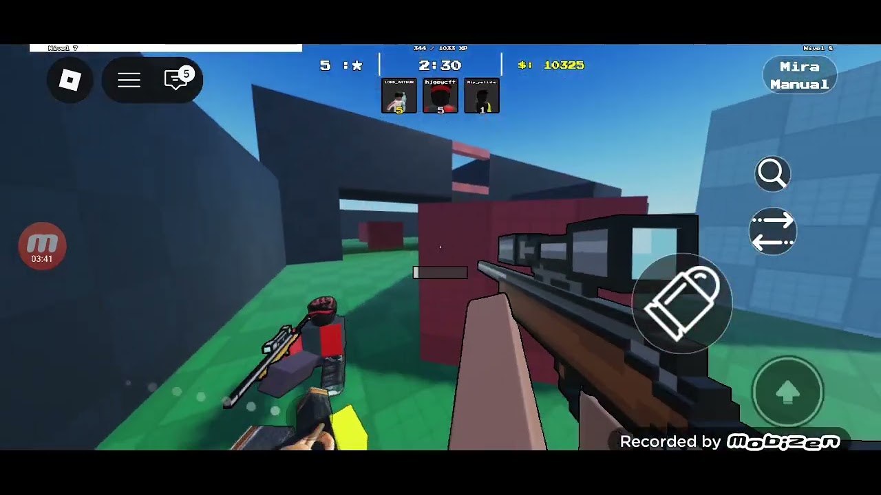Jogando fps contra meus amigo 