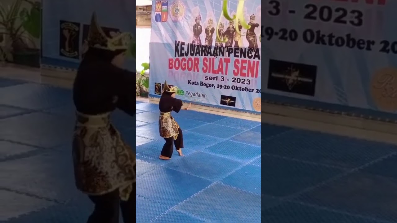 Raline Azzalea Ameera, juara 1 (PS Gugah Waraga)kejuaraan pencak silat tradisi kota bogor